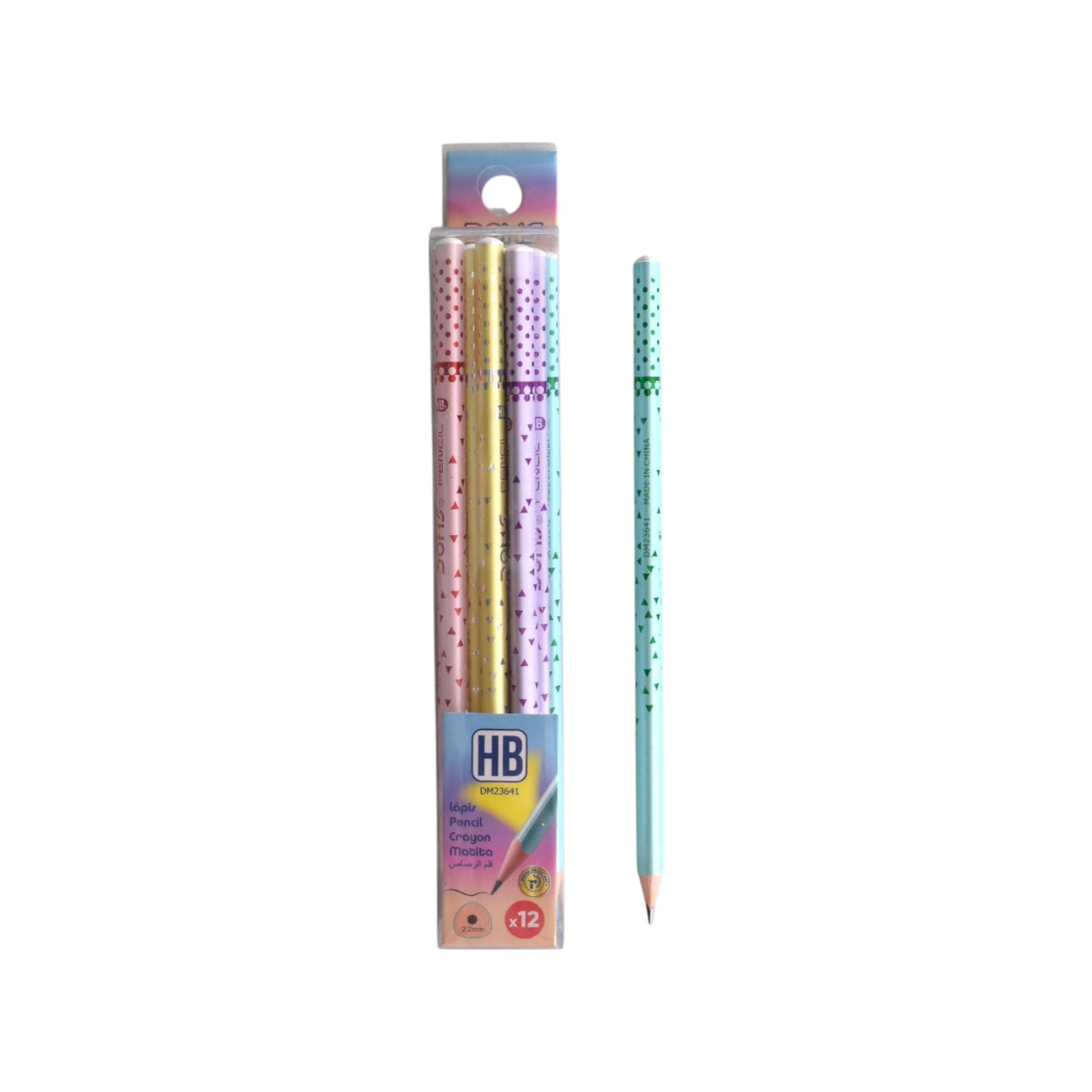 Doms HB Pencils No.DM23641- 12 Pcs