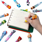 Mini Zoo Animal Multicolor Ballpoint Four-In-One Pens- Random Shape