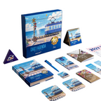 Elite Stationery House 2027 Tram gift box set including daily agenda, desk calendar, stickers, pen, and accessories.