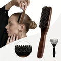 Bristle Smoothing Comb Set (Includes 1 Brush&1cleaning Claw/1 Brush&1pack Hair Rope)