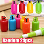 Fun Capsule Shaped Retractable Ballpoint Pen, 0.7mm Blue
