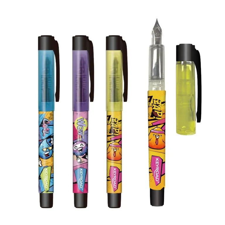 Easy Writer Fountain Pen Ink  With 2 Refile Ink Blue