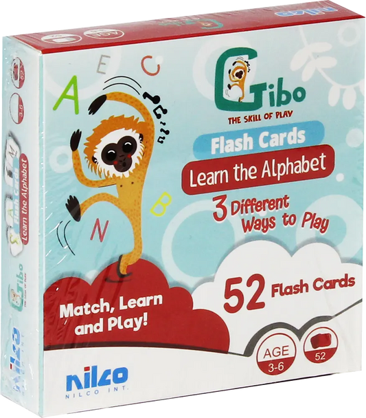 Nilco Gibo Flash Card Learn Alphabet Cards Game