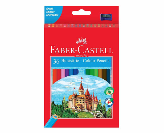 Faber-Castell Colored Pencils Pack of 36 Colors - Multi Color