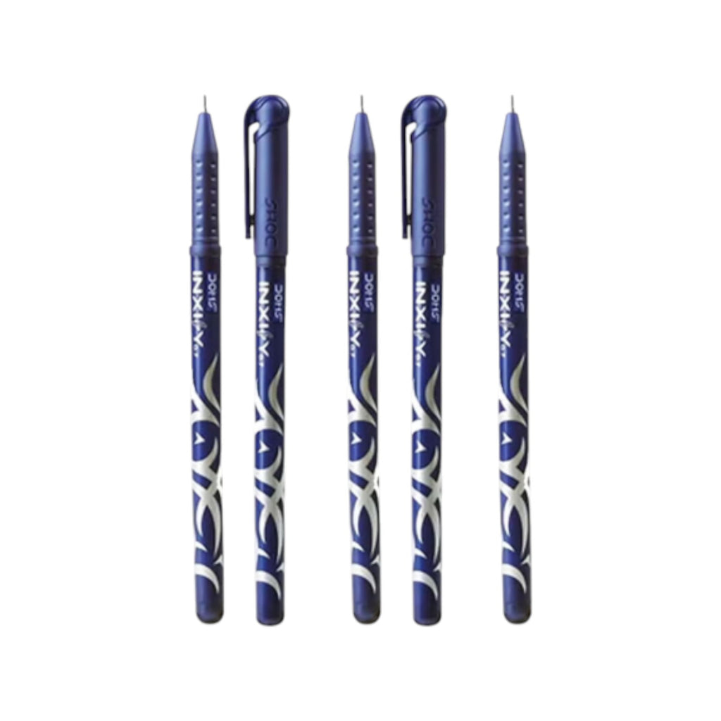Doms Ball Point Pens Inxify 0.7 Mm Pack Of Pens Blue