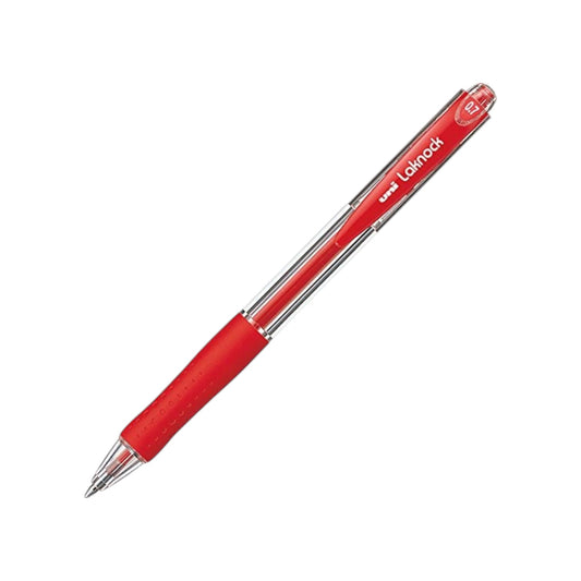 uni-ball Laknock SN100 Ballpoint Pen - 0.7 mm - Red