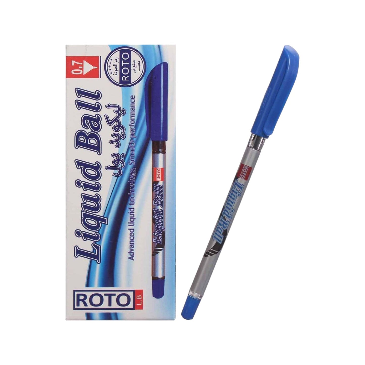 Roto Liquid Ball Pen 0.7mm - Multicolor