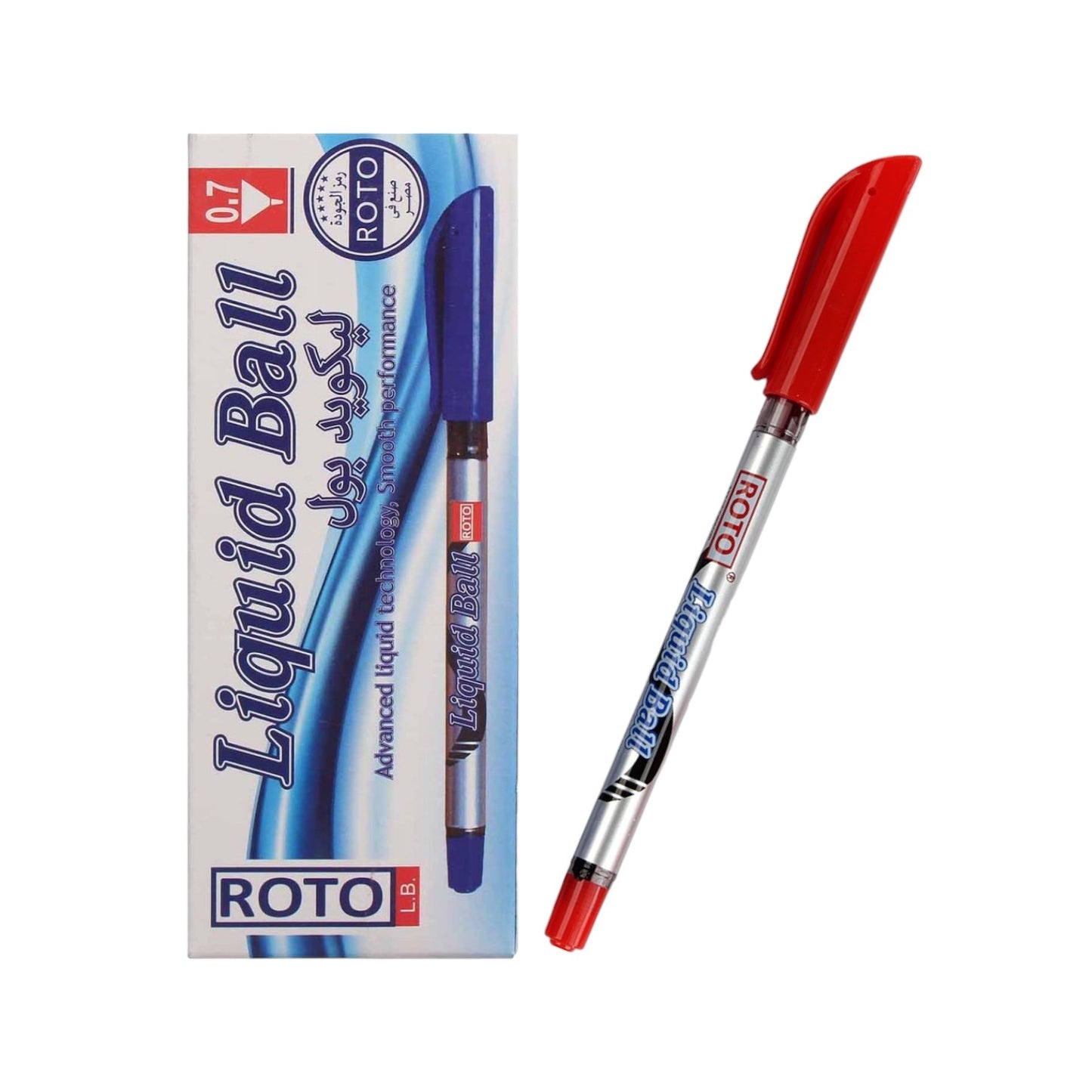 Roto Liquid Ball Pen 0.7mm - Multicolor