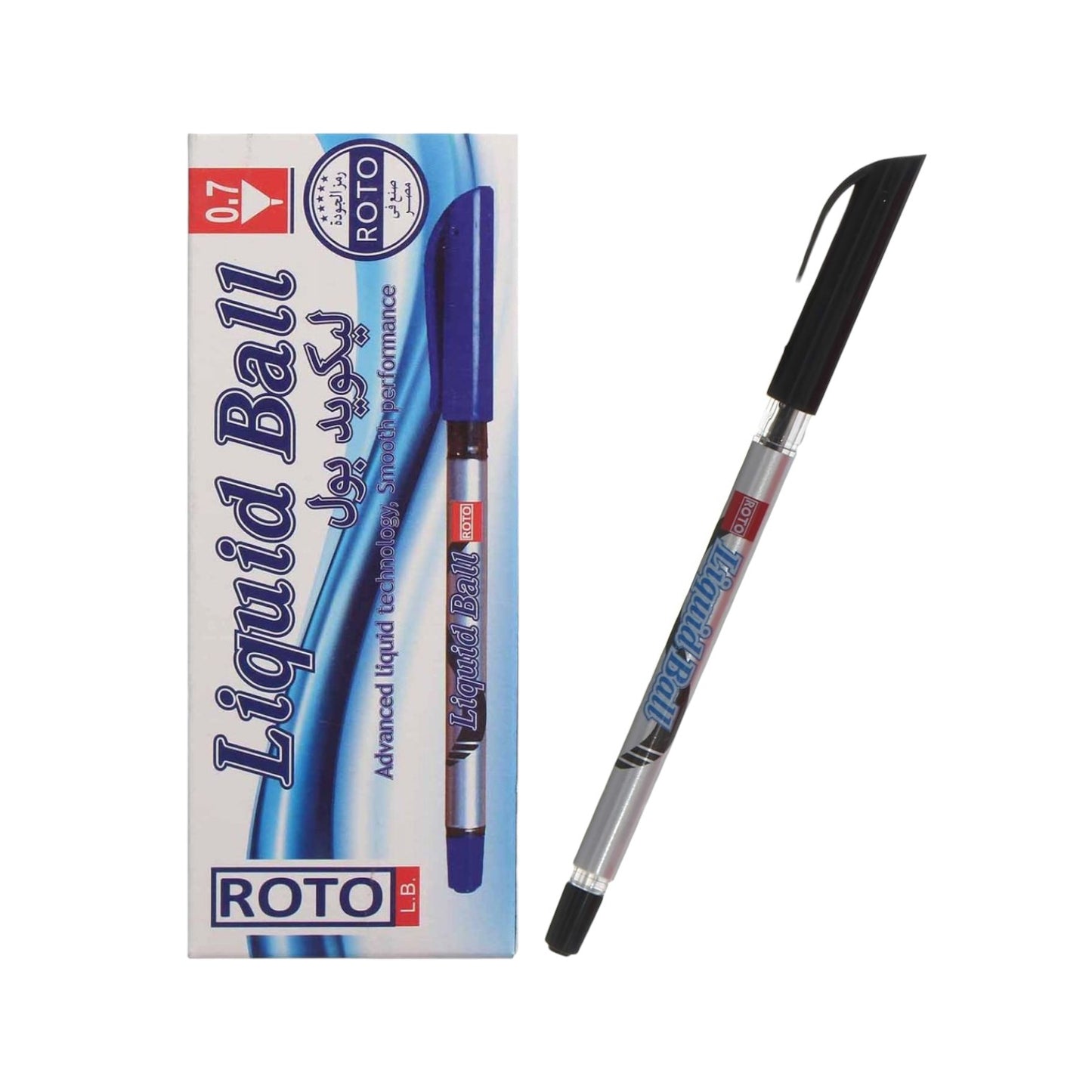 Roto Liquid Ball Pen 0.7mm - Multicolor