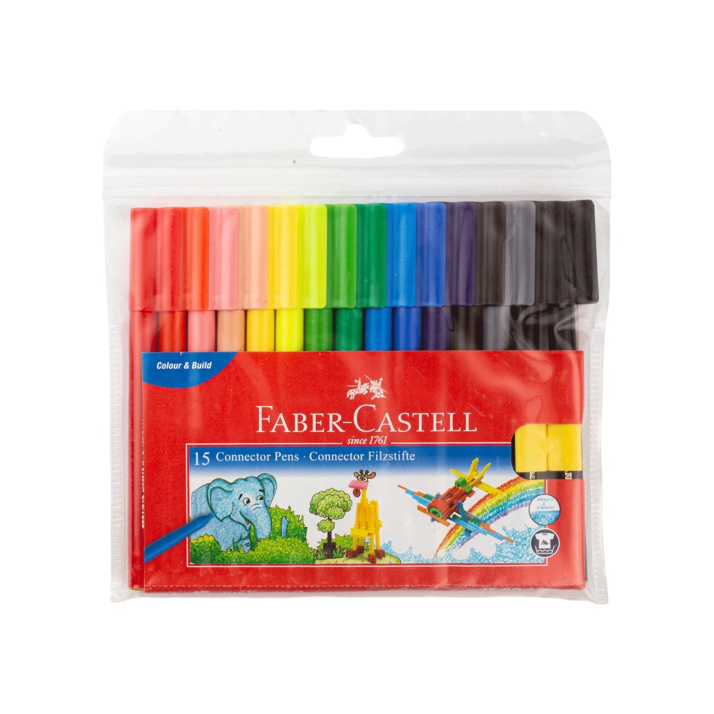 Faber-Castell Felt-Master Color Box, Set of 15 Colors