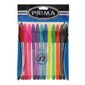 Prima Flash Ballpoint Pen Set of 12 Assorted Colors