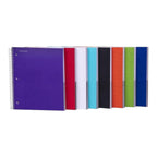 70 sheets College notebook wire line pastel colors
