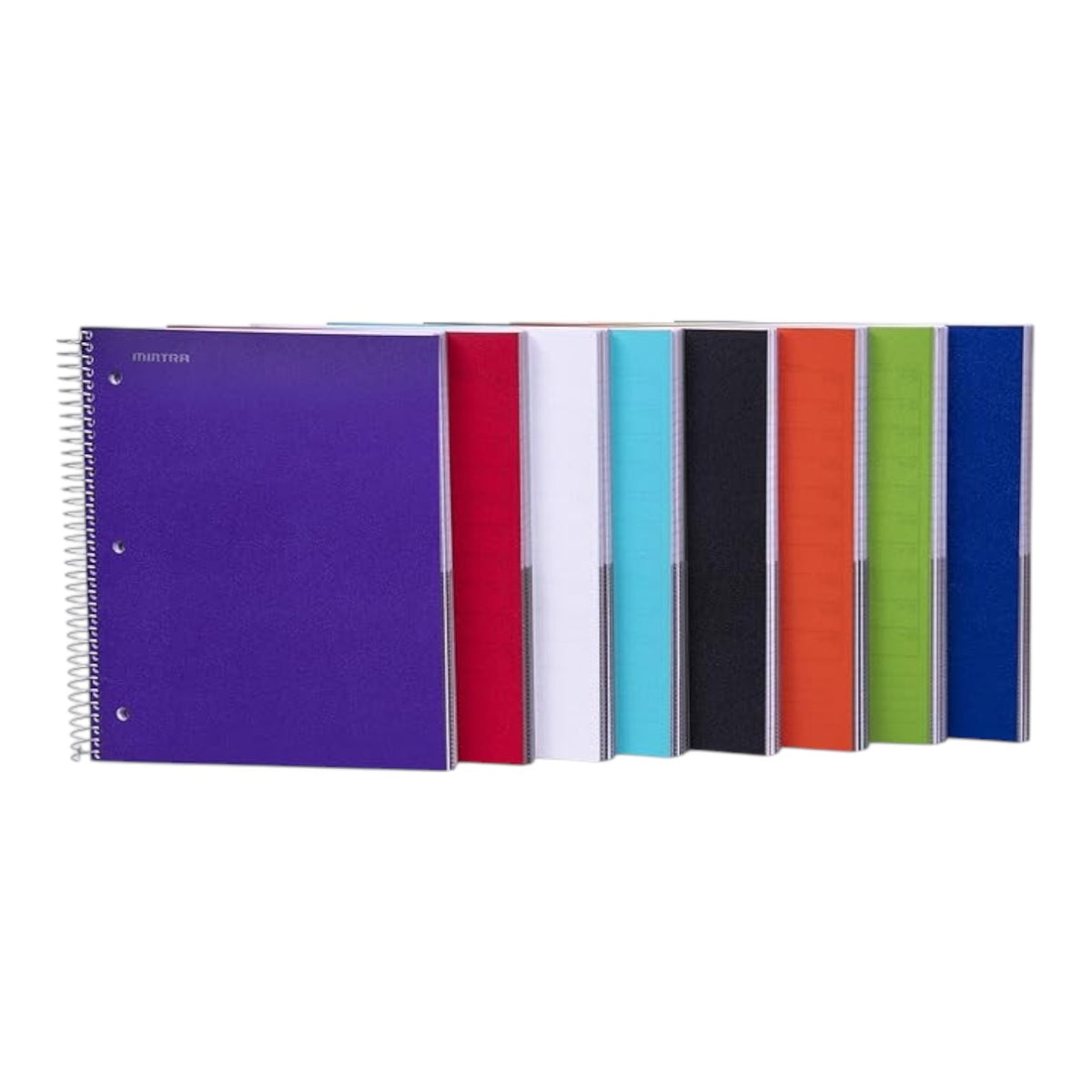 70 sheets College notebook wire line pastel colors
