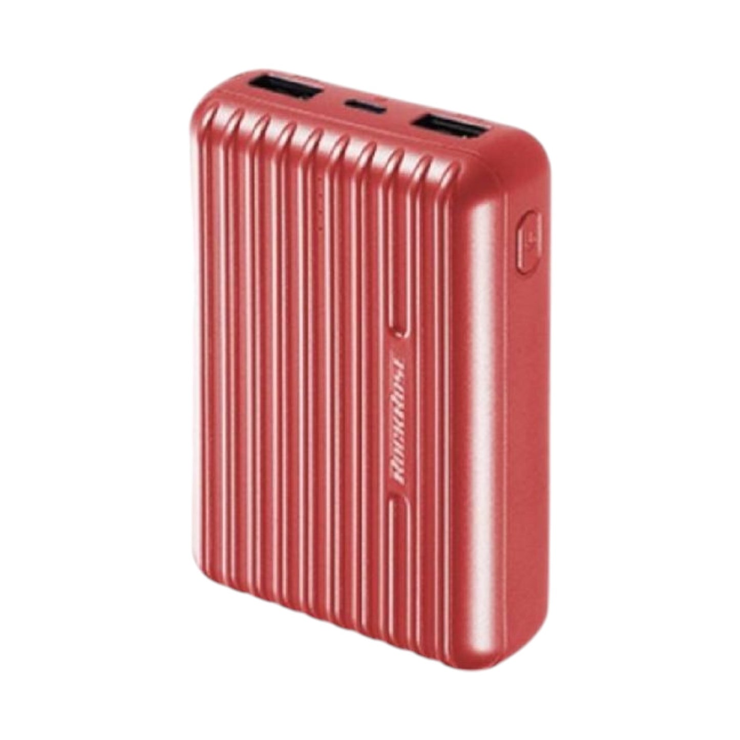 RockRose Power Bank 10000mAh Portable & Compact - Red