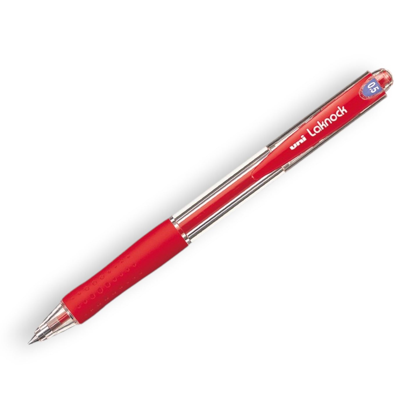 uni-ball Laknock SN100 Ballpoint Pen - 0.5 mm - Red