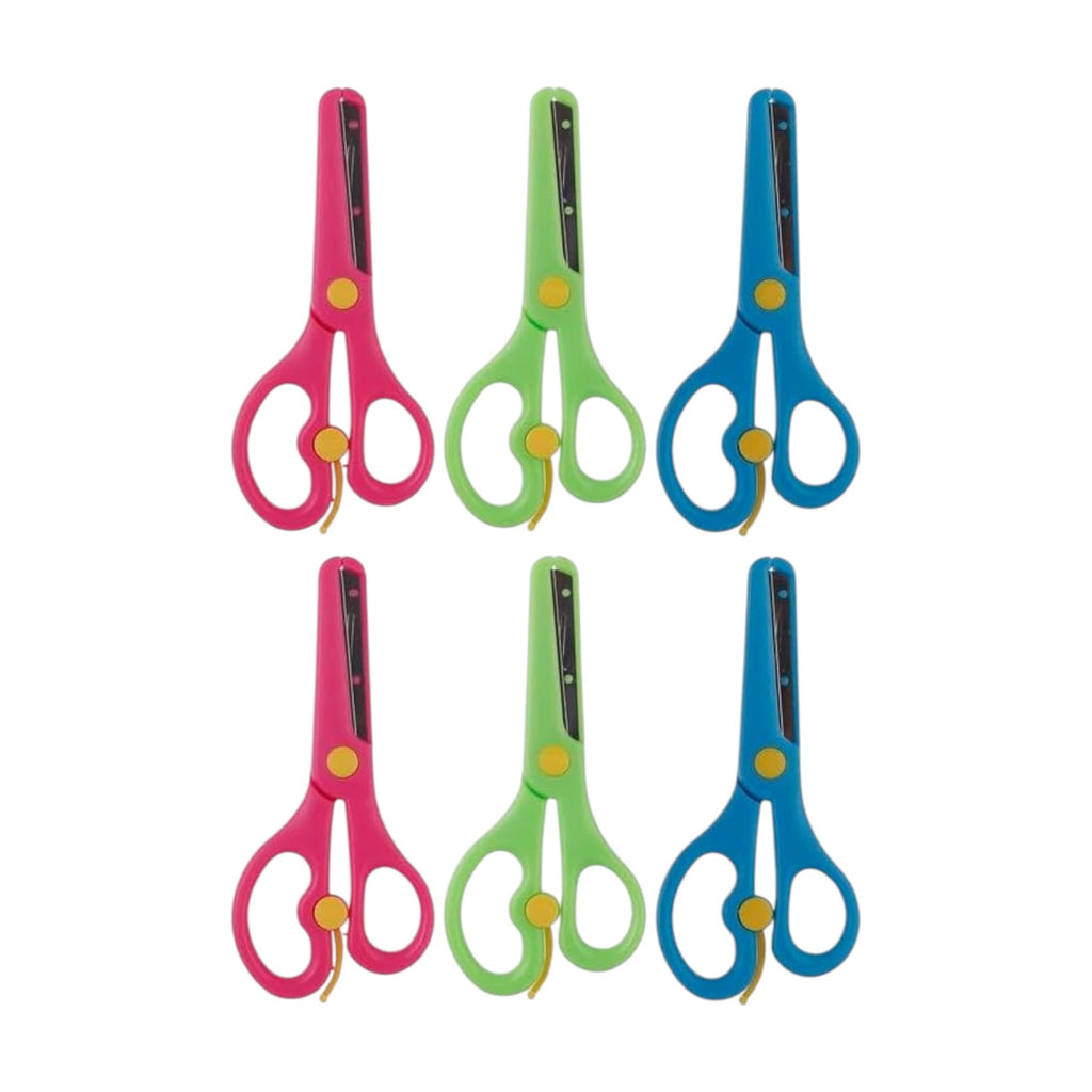 Scissors Metal 15 cm, in a plastic case, rounded