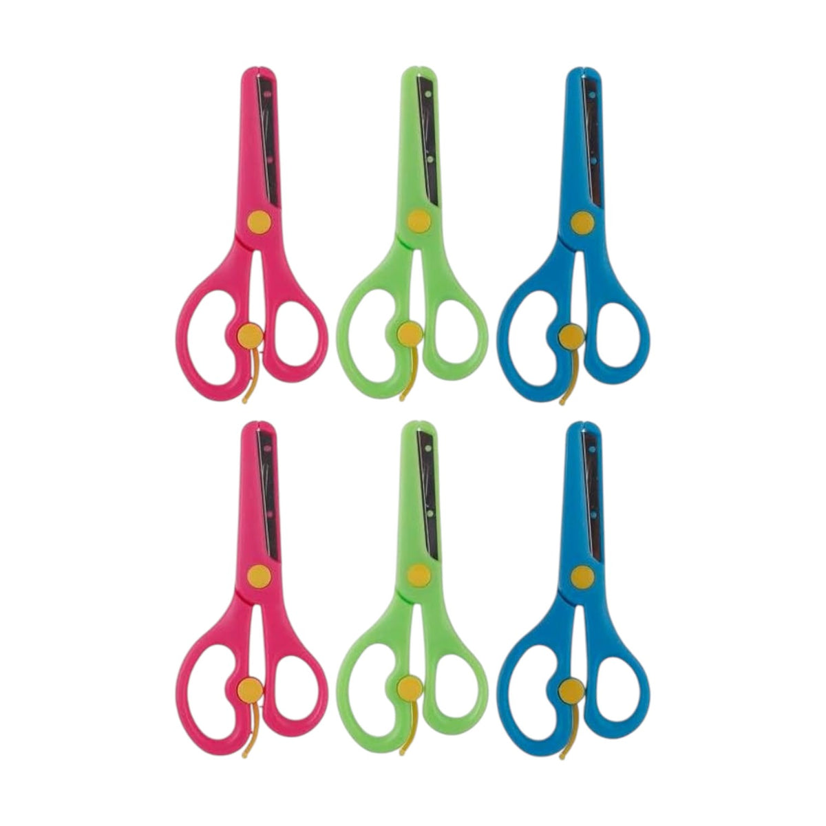 Scissors Metal 15 cm, in a plastic case, rounded