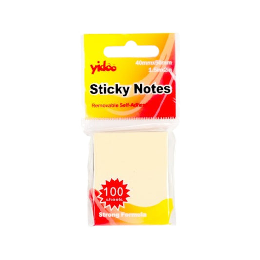 Yidoo Sticky notes 40/50 mm yellow 75 g 100 sheets