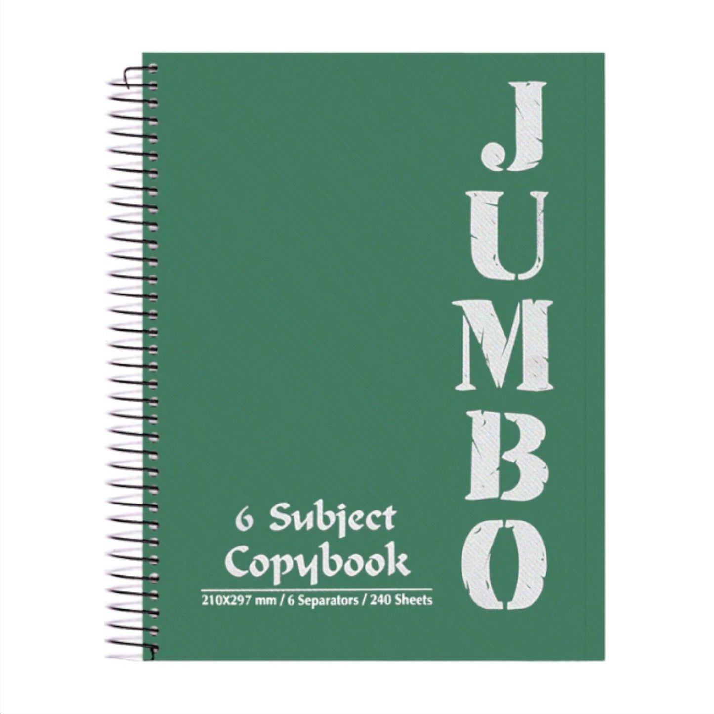 Jumbo 6 subject A4 اسكتش 240 ورقه Multi Color