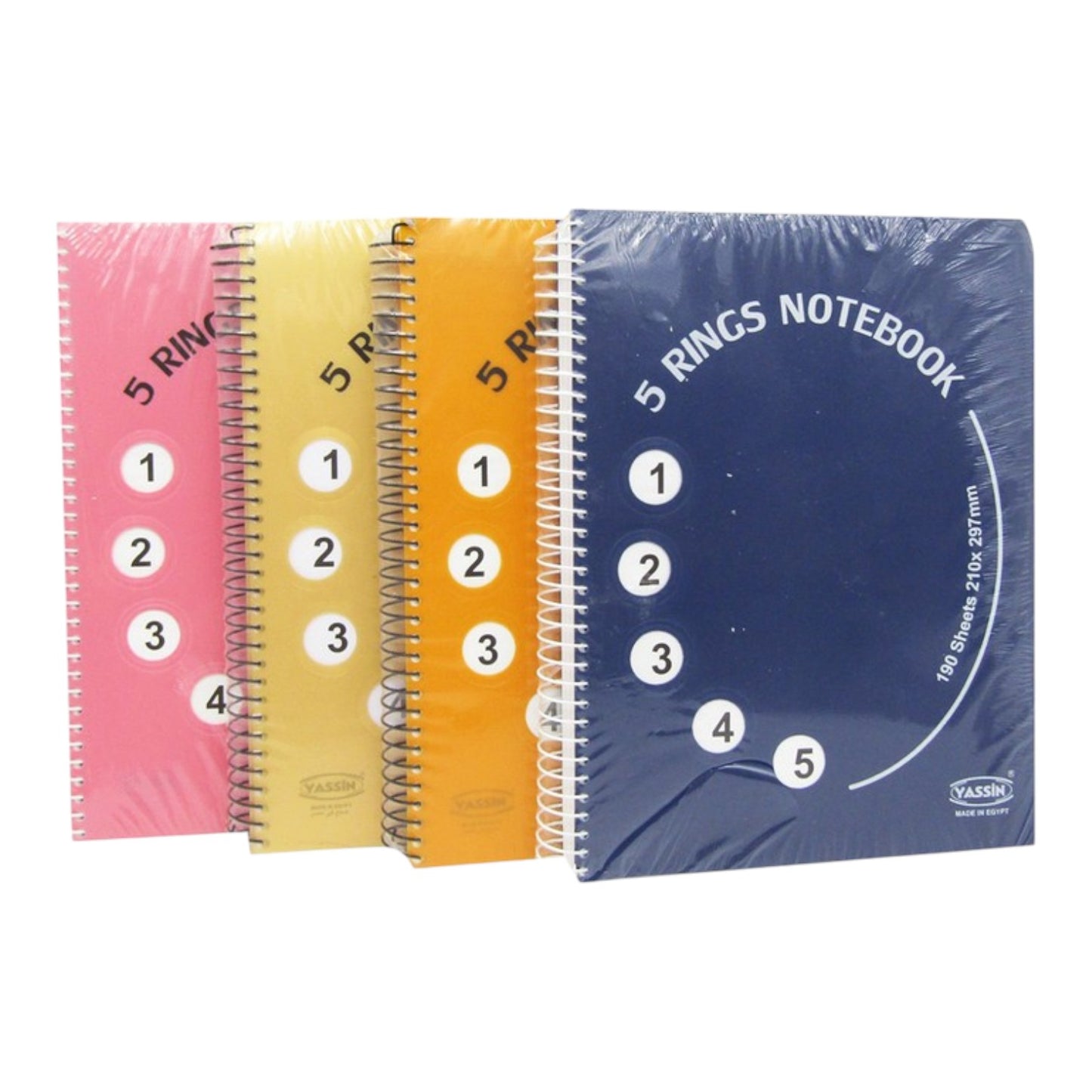 5 Rings A4 Notebook 190 Sheet – Random Pick