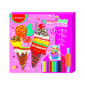 Keyroad Sweet Tasty Colored Modeling Clay – 90g – Box of 12 Sticks + Rolling Pin + Shaping Knife