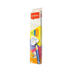 Nataraj Pencil with Eraser and Sharpener, 12 Pencils, HB, Assorted Colors