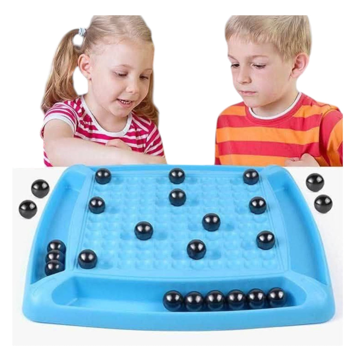 Multiplayer Magnetic Chess Games with Stones