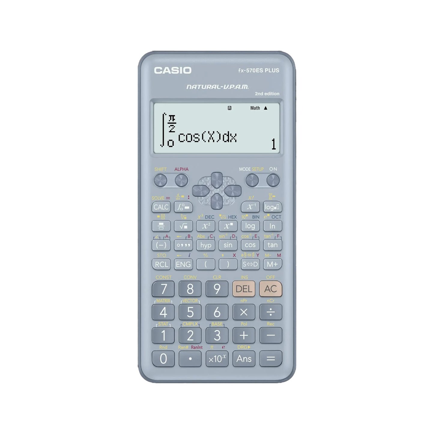 Casio Scientific Calculator, 417 Functions, Blue, FX-570ES PLUS-2BU