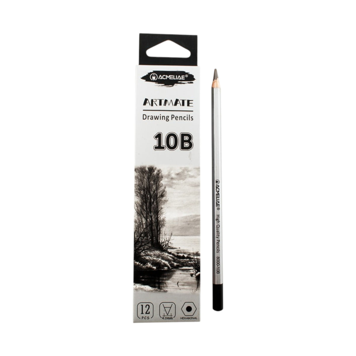 Acmeliae Hexagonal Graphite Pencil Graded Model 8000 Pen