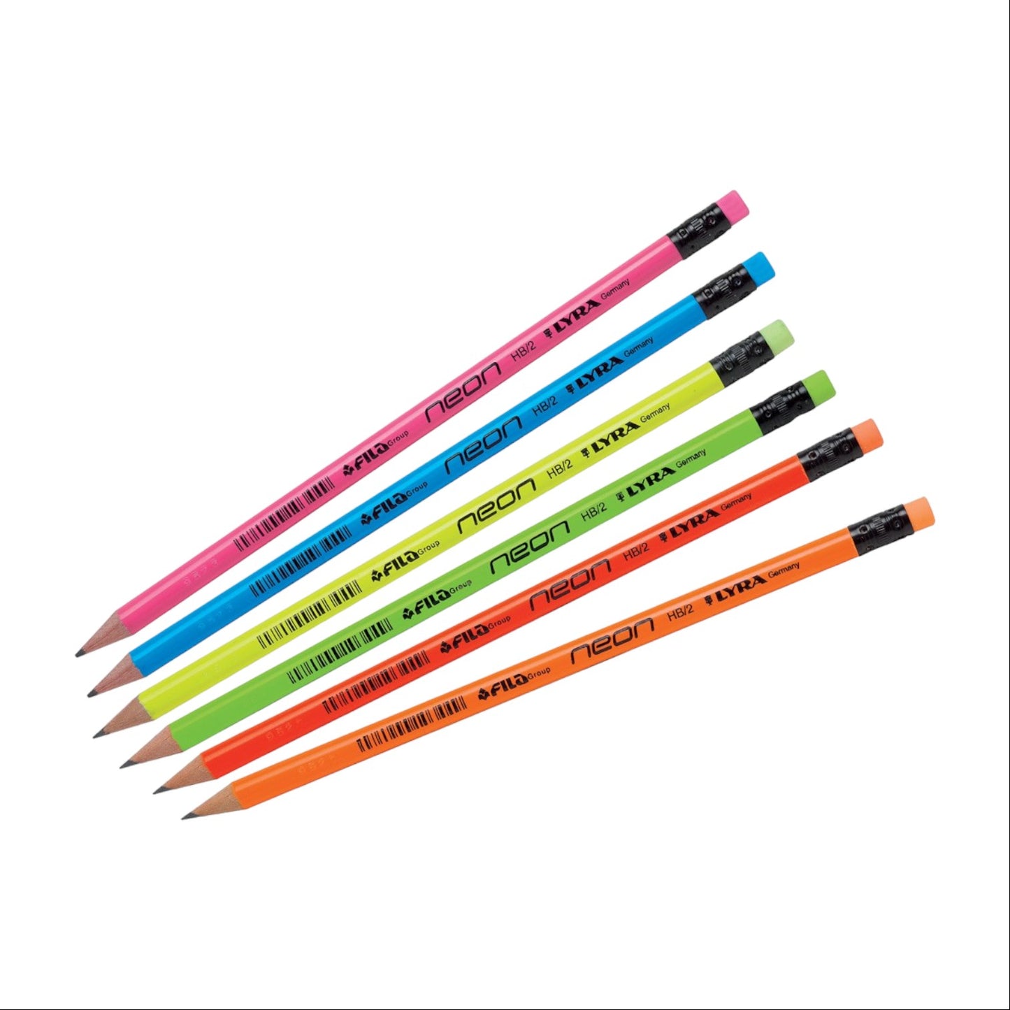 Doms Neon 18623 Pencil Set, 12 Pieces