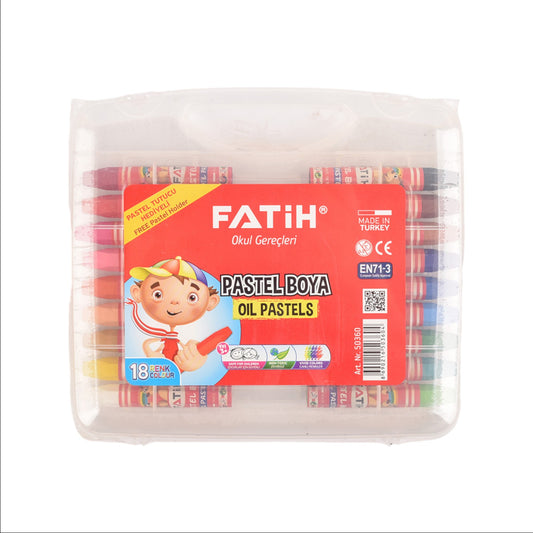 Fatih 50360 Oil Pastels – Set Of 18 Colors