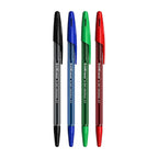 Erich Krause Ballpoint Pen Set - 4 Pieces (red, blue, black, green) - 0.7 mm Model R301 ORIGINAL