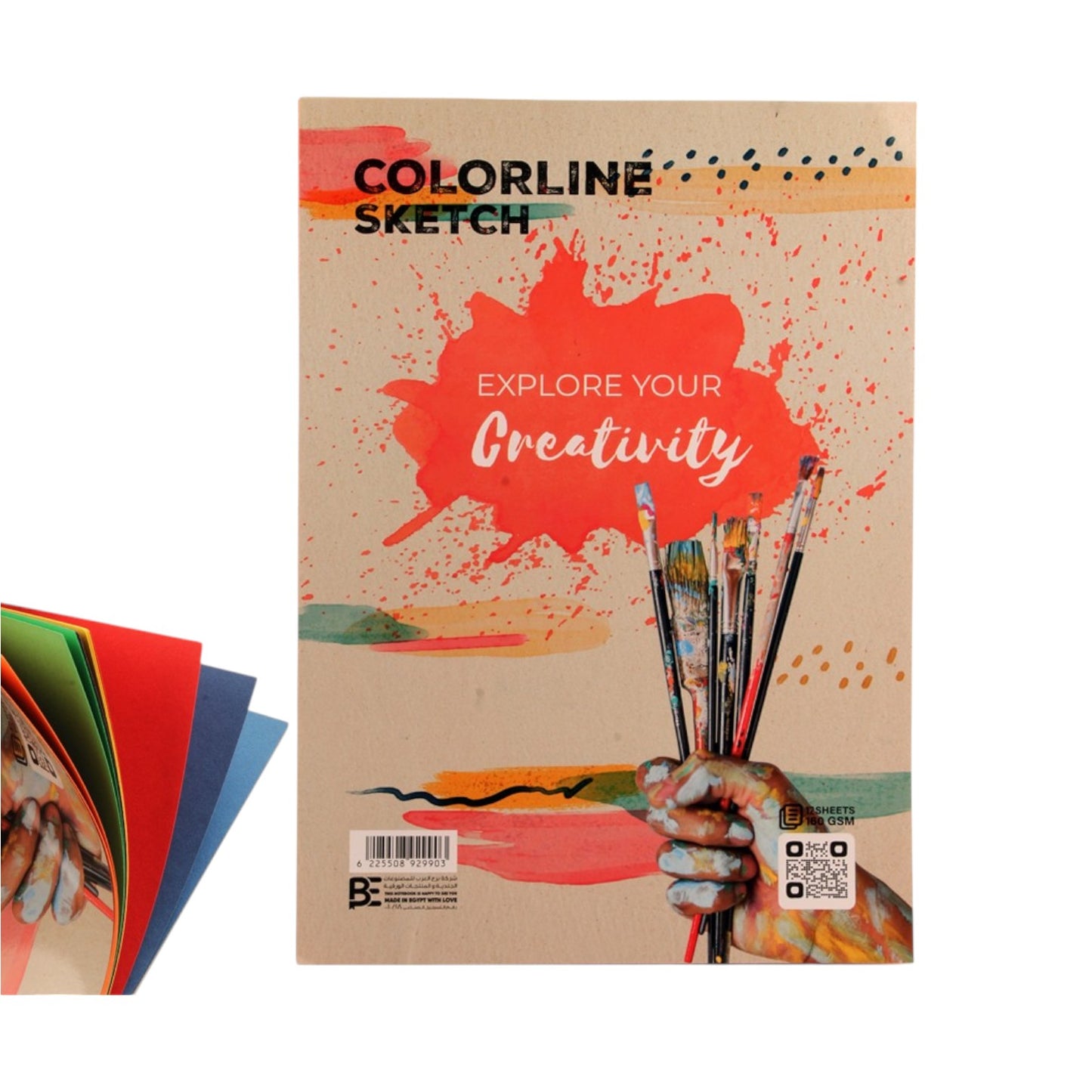 Sketch Heel Colors 160 g 12 Sheets A3