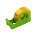 Elite Stationery House Ark mini green plastic tape dispenser with a roll of clear adhesive tape for desk use