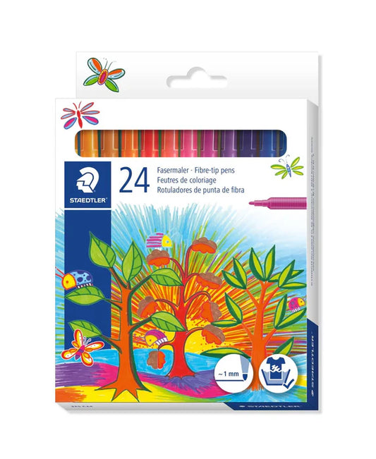 Staedtler 325 Fibretip Colors, Set of 24