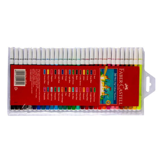 Faber Castell 1155130 Fibretip Colors, 30 Colors