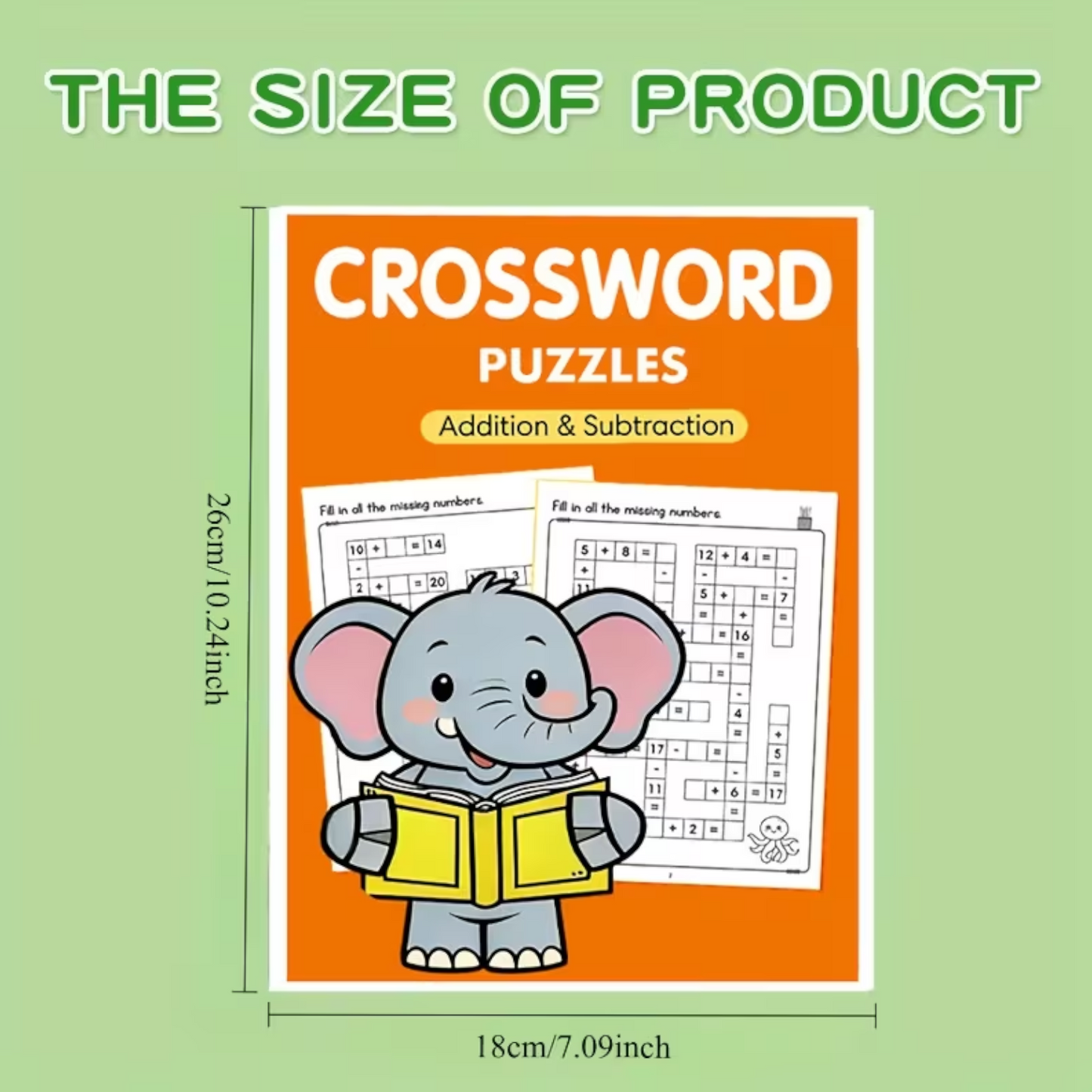 32-Page Math Addition and Subtraction Learning Book