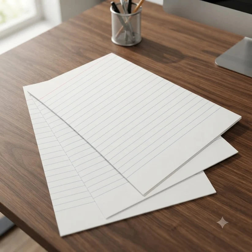 Single Lined Paper - Size A4 50 gm