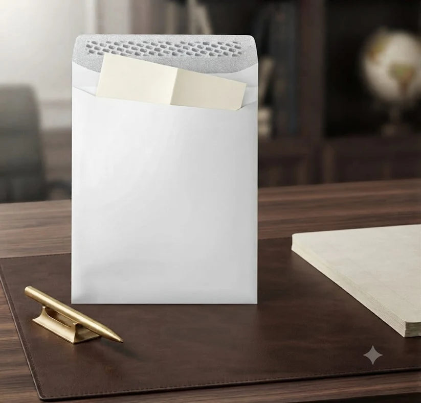 50 Packs  Self-adhesive envelope -Plain - Size B4 250 mm x 353 mm
