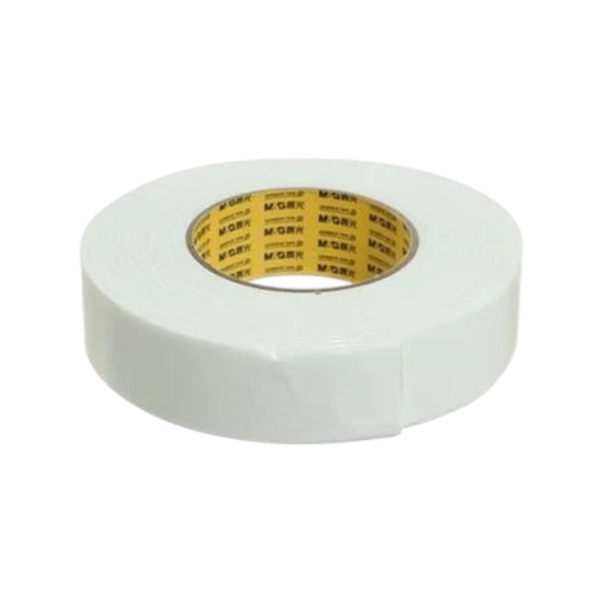 Elite Stationery House off-white double-sided foam tape roll, 24mm wide, ideal for mounting small items on walls.