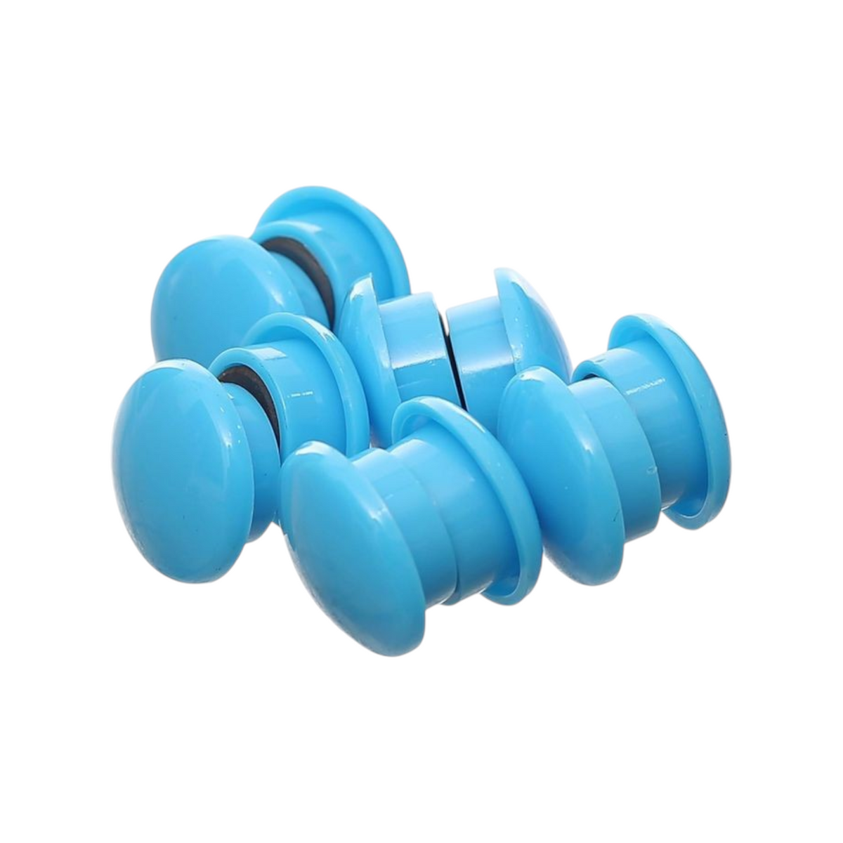 Elite Stationery House Beifa round blue plastic whiteboard magnets, 2 cm diameter, set of 10 pieces