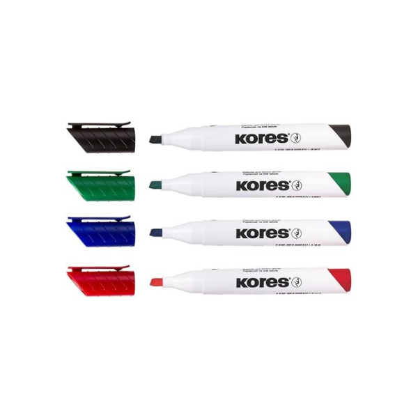 ores Whiteboard Set Of 4 Color With Chisel Tip
