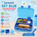 Kids Lunchbox - Carousel Sky Blue