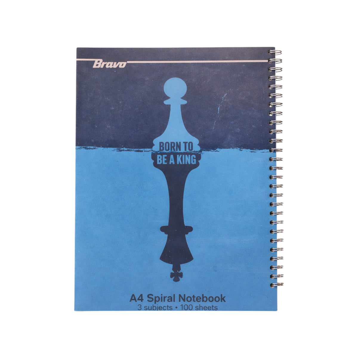 80 Sheets Bravo New Wired Notebook, A4 Large - 3 Subject