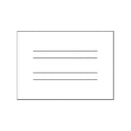 80 Sheets English Double Lined 16x22.5