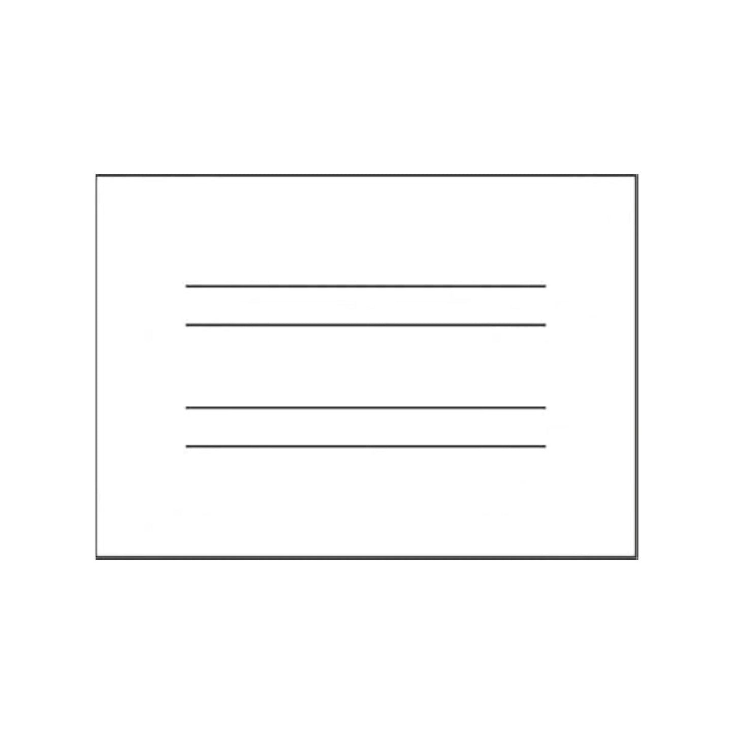 80 Sheets English Double Lined 16x22.5 (Ride away)