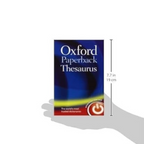 Oxford Paperback Thesaurus Print on Demand (Paperback)