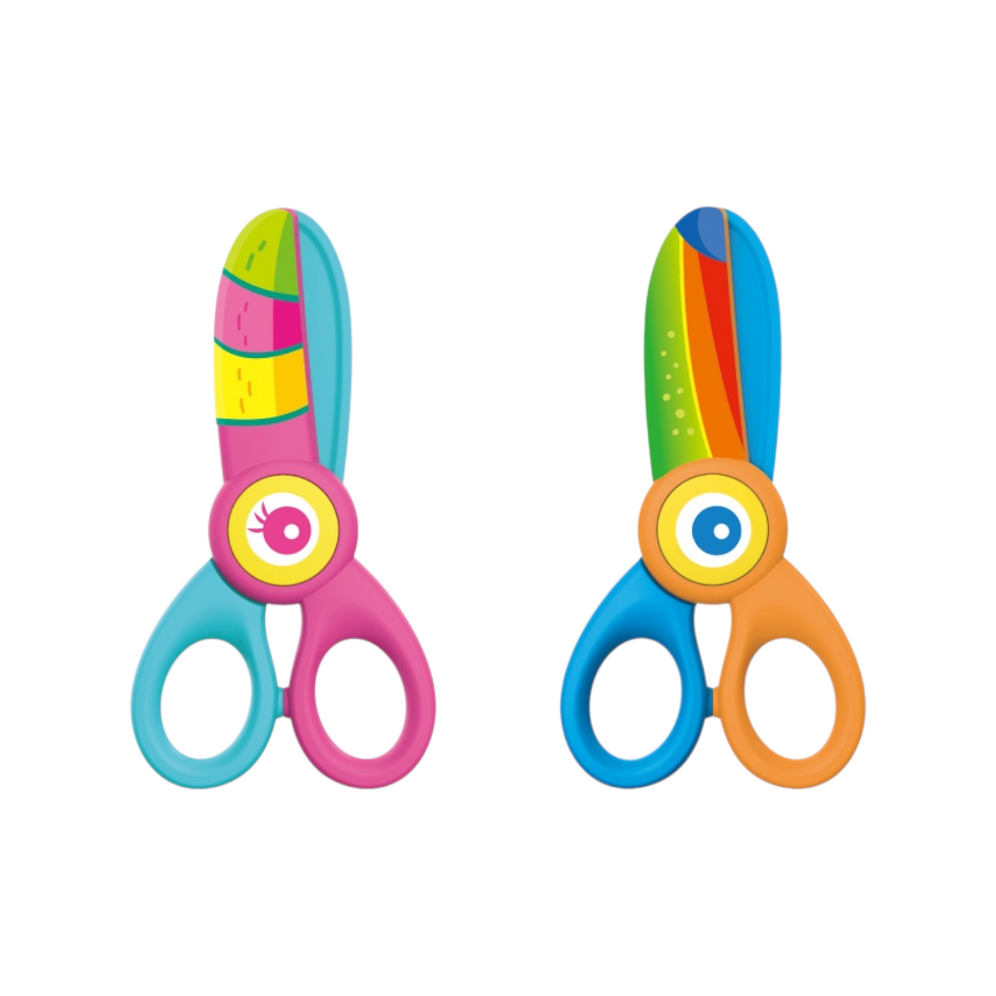 Keyroad Colored Plastic Kids Scissors - Model KR972813