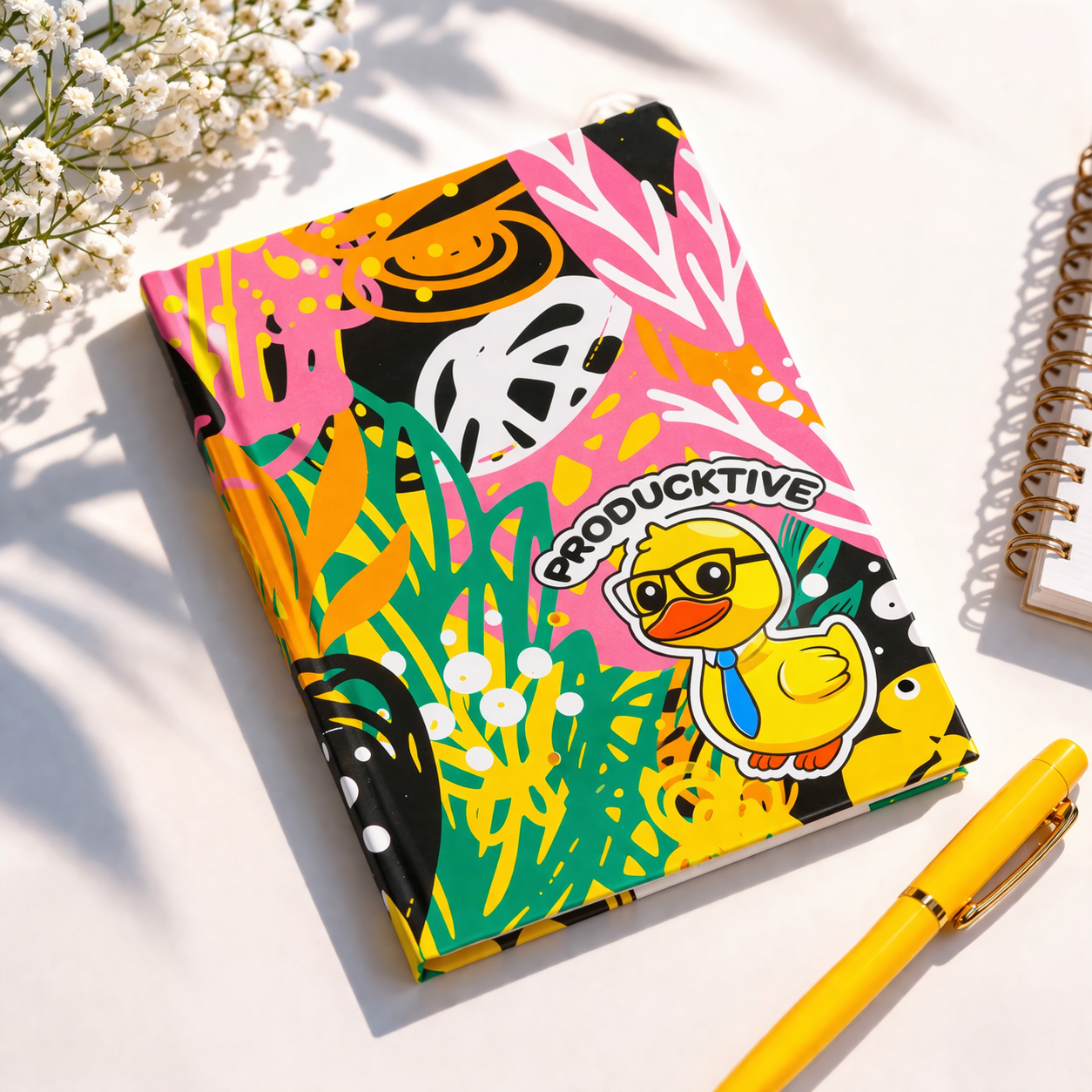 Hardcover Notebook A5, Cellophane sewing, 192 sheets, Model BE