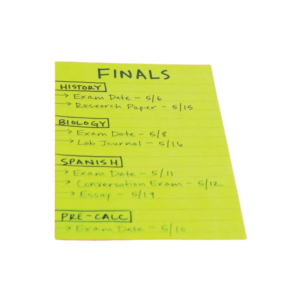 Xingli Lined Sticky Note Pad 4" x 6" 100 Sheets